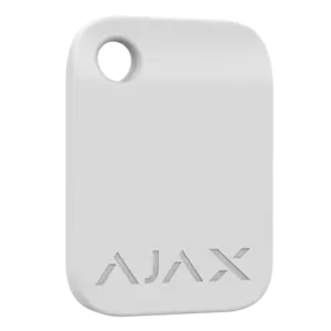 AJAX - Pack de 10 llaveros de acceso sin contacto - Tecnología Mifare DESFire® - Compatible con (10XAJ-TAG-W)