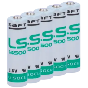 UPOWER - Pack de 10x pilas AA / LS14500 - Saft - Litio Li-SOCl2 no recargable - Tensión 3.6V - (10XBATT-LS14500-S)