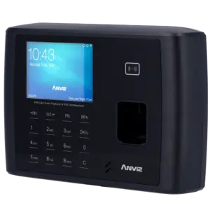 ANVIZ - Control de presencia - Huella, tarjeta EM/MF y PIN - 3.000 usuarios | 100.000 registros - (A350-BT-WIFI)