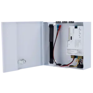 MARCA BLANCA - Alimentador para control de acceso - Configurable NO/NC - Salida DC 11-14V / 5A / 60W - (AC-12DC5A-BAT7AH)