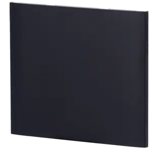 AJAX - Panel táctil para interruptor de luz doble - Compatible con AJ-LIGHTCORE-2G-VERT - (AJ-CENTERBUTTON-2G-B-VERT)