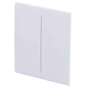 AJAX - Panel táctil para interruptor de luz doble - Compatible con AJ-LIGHTCORE-2G - (AJ-CENTERBUTTON-2G-W)