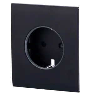 AJAX - Tapa central para enchufe inteligente tipo F - Compatible con AJ-OUTLETCORE-SMART - (AJ-CENTERCOVER-SMART-B)