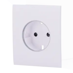 AJAX - Tapa central para enchufe inteligente tipo F - Compatible con AJ-OUTLETCORE-SMART - (AJ-CENTERCOVER-SMART-W)