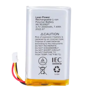 AJAX - Batería de respaldo - Hub, Hub Plus, Hub 2 (2G), ReX y ReX 2 - Conector del cable de 3 (AJ-HUBBATT-3W)