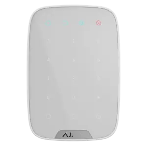AJAX - Carcasa para teclado - AJ-KEYPAD-W - Instalación sencilla - Incluye SmartBracket - Plástico (AJ-KEYPAD-W-DUMMY)