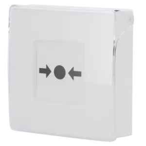 AJAX - Botón manual de alarma de incendio blanco - Inalámbrico 868 MHz Jeweller - Botón alarma (AJ-MANUALCALLPOINT-WHITE)