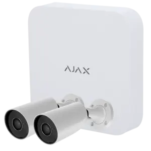 AJAX - Kit de videovigilancia Ajax - Grabador Ajax de 8 canales   - 2 cámaras bullet de 5 Mpx Ajax (AJ-NVRKIT108-2XBULLET-