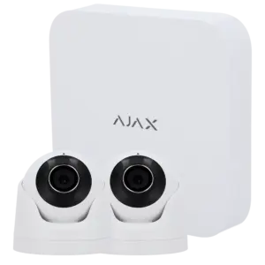 AJAX - Kit de videovigilancia Ajax - Grabador Ajax de 8 canales   - 2 cámaras turret de 5 Mpx Ajax (AJ-NVRKIT108-2XTURRET-