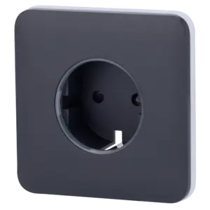AJAX - Tapa frontal para enchufe inteligente tipo F - Compatible con AJ-OUTLETCORE-SMART - (AJ-SOLOCOVER-SMART-GRA)