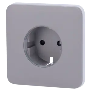 AJAX - Tapa frontal para enchufe inteligente tipo F - Compatible con AJ-OUTLETCORE-SMART - (AJ-SOLOCOVER-SMART-GRE)