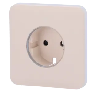 AJAX - Tapa frontal para enchufe inteligente tipo F - Compatible con AJ-OUTLETCORE-SMART - (AJ-SOLOCOVER-SMART-IVO)