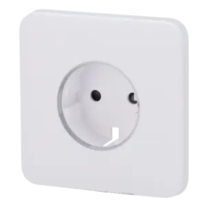 AJAX - Tapa frontal para enchufe inteligente tipo F - Compatible con AJ-OUTLETCORE-SMART - (AJ-SOLOCOVER-SMART-W)