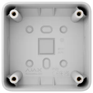 AJAX - Caja de montaje para un dispositivo - Uso interiores - Compatible con AJ-SOLOBUTTON o (AJ-SURFACEBOX-W)