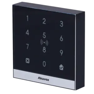 AKUVOX - Control de acceso IK07 - Tarjeta EM/MF, NFC y PIN | 1 relé - 20.000 usuarios | 100.000 (AK-A02S)