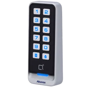 AKUVOX - Lector de acceso - Acceso por tarjeta EM/MF y PIN - Indicador LED y acústico - Wiegand (AK-ACR-CRM11)