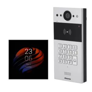 AKUVOX - Kit de domótica y videoportero Android - IP & WiFi | Placa y monitor - Audio (AK-KIT-R20KPS51-POE)
