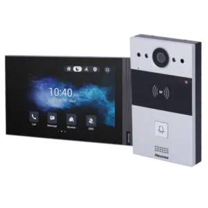 AKUVOX - Kit de videoportero Android - IP | Placa y monitor - Audio bidireccional Crystal Clear - (AK-KIT05-IP-ANDROID)