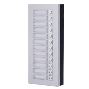 AKUVOX - Módulo de extensión - 12 botones - Compatible con AK-R20B-xB y AK-R20K(-2) - Conexión RS485 (AK-MD12)