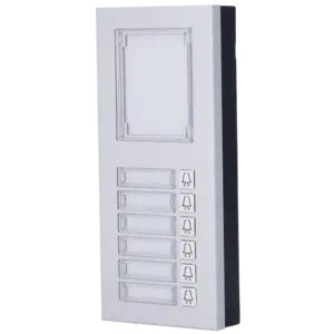 AKUVOX - Módulo de extensión - 6 botones y panel informativo - Compatible con AK-R20B-xB y (AK-MD6)