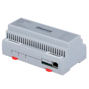 AKUVOX - Conversor 2 hilos a IP - 6 grupos de 2 hilos - TCP/IP con RJ45 - Alimenta dispositivos de 2 (AK-NS-2)
