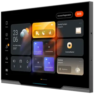 AKUVOX - Monitor Android 12.0 para domótica - Pantalla TFT de 10" | Aplicaciones de terceros - (AK-PH81-POE-ST)