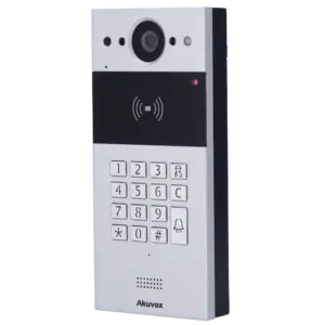 AKUVOX - Videoportero IP en superficie - Cámara 2 Mpx | Audio bidireccional - Apertura con tarjeta (AK-R20K)