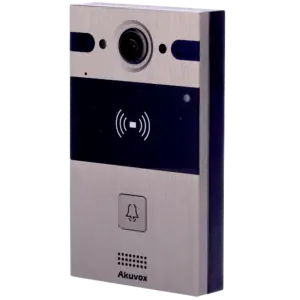 AKUVOX - Videoportero IP en superficie - Cámara 4 Mpx gran angular | Audio bidireccional - Apertura (AK-R25A)