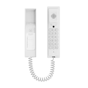 AKUVOX - Telefonillo para videoportero - LED de estado y teclas de función - Audio bidireccional (AK-S560-LP-2-WHITE)