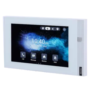 AKUVOX - Monitor Linux para videoportero - Pantalla TFT de 7" | Montaje en superficie - Audio (AK-S562-S-WHITE)