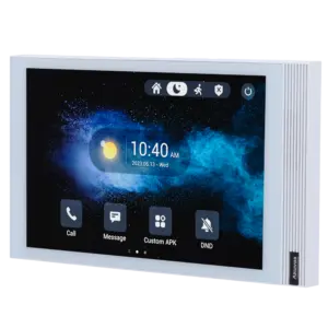 AKUVOX - Monitor Android 12.0 para videoportero - Pantalla IPS de 8" - Audio bidireccional (AK-S563-WHITE)