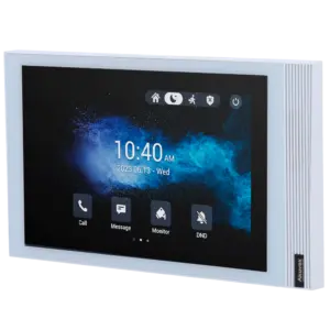 AKUVOX - Monitor Android 12.0 para videoportero - Pantalla IPS de 8" - Audio bidireccional (AK-S563W-WHITE)