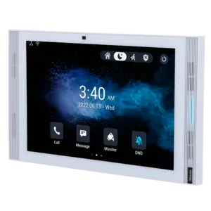 AKUVOX - Monitor Android 12.0 para videoportero - Pantalla IPS de 10" - Audio bidireccional (AK-S567-WHITE)
