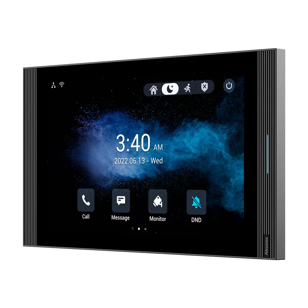AKUVOX - Monitor Android 12.0 para videoportero - Pantalla IPS de 10" - Audio bidireccional (AK-S567)