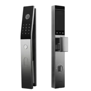 AKUVOX - Cerradura inteligente con videoportero - Facial, palma, vena, huella, tarjeta, NFC y PIN - (AK-SL60)