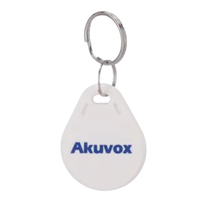 AKUVOX - Llavero TAG de proximidad numerado - ID por radiofrecuencia - MF pasivo | Color blanco - (AK-TAG-MF-P)
