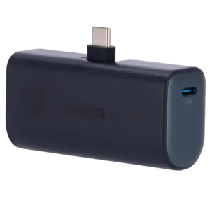 ANKER - Anker mini Power bank - Capacidad 5000mAh - Entradas Conector USB-C, USB-C - Salidas Cable (ANK-1653-B)