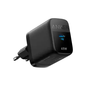 ANKER - Anker - Cargador USB - Potencia 45W - Carga rápida  - Salida USB-C - Color negro (ANK-313-WCHARGER-45W1C-B)
