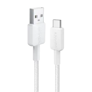ANKER - Anker - Cable USB2.0 - USB-A a USB-C - Cable de nylon trenzado - Longitud 0.9m - Carga (ANK-322-USBA-USBC-90-W)
