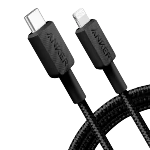 ANKER - Anker - Cable USB2.0 - USB-C a Lightning - Cable de nylon trenzado - Longitud 1.8m - Carga (ANK-322-USBC-LGT-180-