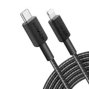 ANKER - Anker - Cable USB2.0 - USB-C a Lightning - Cable de nylon trenzado - Longitud 3m - Carga (ANK-322-USBC-LGT-300-B)