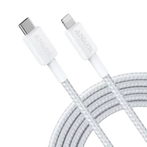 ANKER - Anker - Cable USB2.0 - USB-C a Lightning - Cable de nylon trenzado - Longitud 3m - Carga (ANK-322-USBC-LGT-300-W)