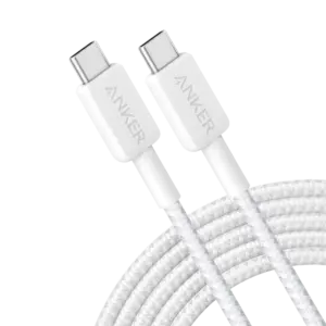 ANKER - Anker - Cable USB2.0 - USB-C a USB-C - Cable de nylon trenzado - Longitud 3m - Carga (ANK-322-USBC-USBC-300-W)