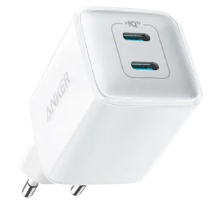 ANKER - Anker - Cargador USB - Potencia 40W - Carga rápida  - Salidas 2x USB-C - Color blanco (ANK-521-WCHARGER-40W2C-W)
