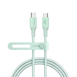 ANKER - Anker - Cable USB2.0 - USB-C a USB-C - Cable de Bio-Nylon trenzado - Longitud 1.8m - Color (ANK-544-USBC-USBC-180