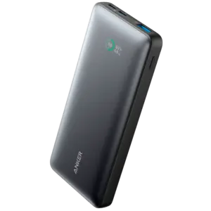ANKER - Anker Power bank con pantalla - Capacidad 10000mAh - Entradas cable integrado, Puerto USB-C (ANK-A1249-B)