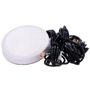 MARCA BLANCA - Antena blanca 4G con GPS y Wi-Fi. - Frecuencia 4G de rango 824-2700 MHz. - Interfaz con 3 (ANT-4G24G-03D-G-