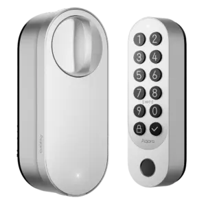 AQARA - Aqara Cerradura inteligente U200 Plata - Teclado inalámbrico con lector de huella por IA - (AQ-EL-D02D-S)