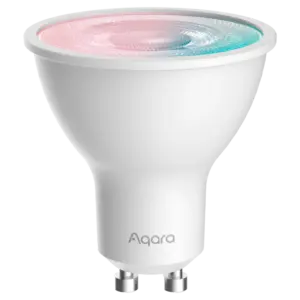 AQARA - Aqara Bombilla LED T2 (RGB CCT, GU10) - Paleta completa de 16 millones de colores RGB - (AQ-LB-L03D)