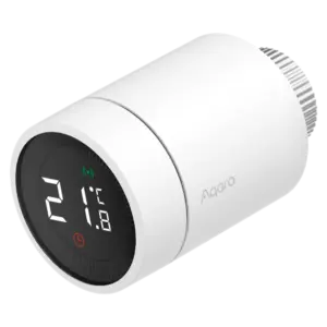 AQARA - Aqara Radiator Thermostat E1 - Pantalla LED retroiluminada a color - Cabezal Termostático (AQ-SRTS-A01)